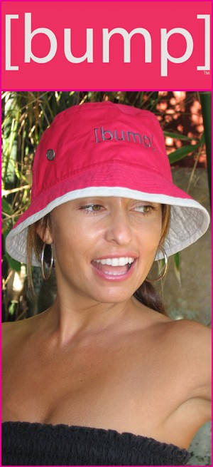 bucket hat - red